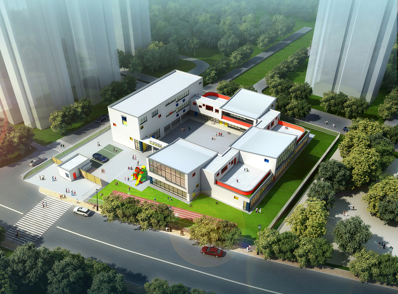 学校规划设计案例效果图-16