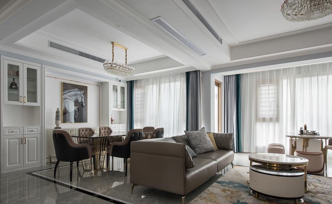 LDK 一体化美式轻奢家居设计-11