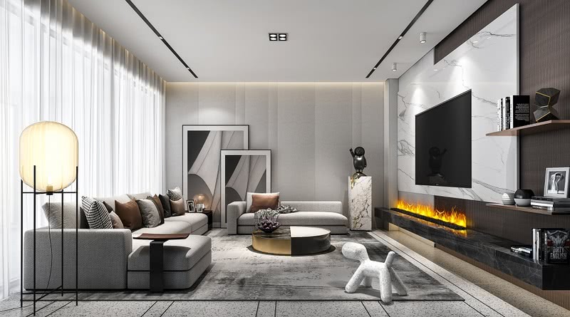 贵阳九鼎设计轻奢三房，自然与现代的完美融合-3