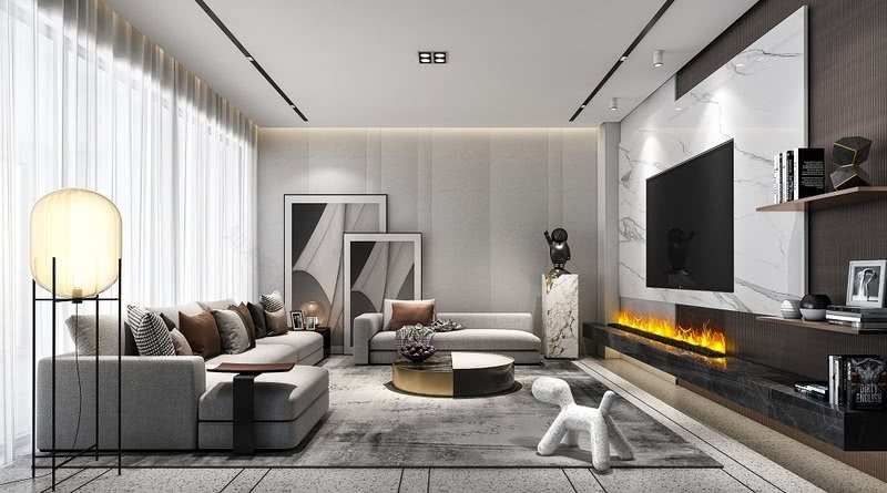 贵阳九鼎设计轻奢三房,自然与现代的完美融合-3