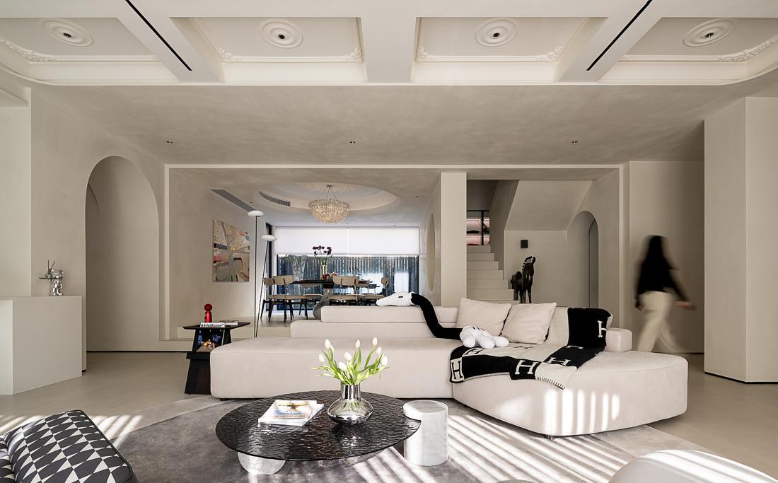 现代简约的浪漫复古西湖别墅丨中国杭州丨宸鹿设计-16