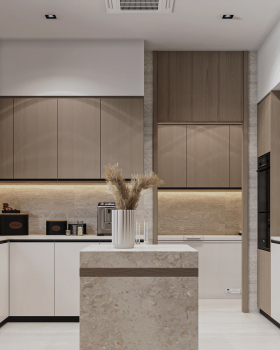 现代奢华厨房与洗衣房丨Archpix Engineering Consultants