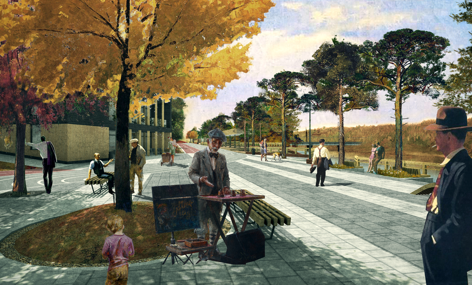 花园城市发展的千平米庭院设计-22