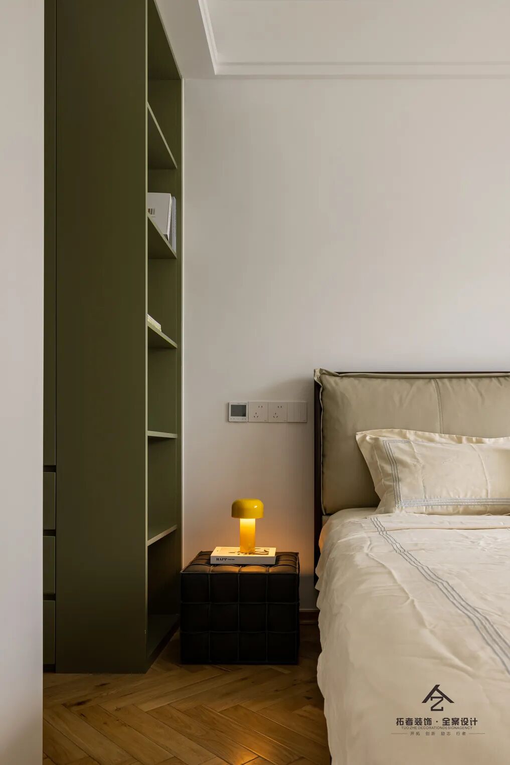 装饰.全案设计|现代小法式的宁静力量-47