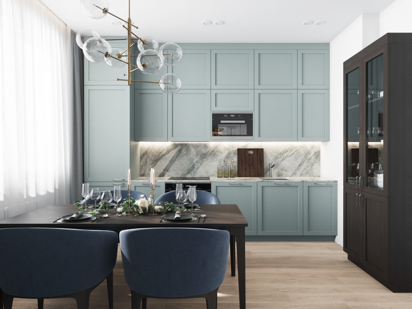 圣彼得堡 58 平米现代小公寓 | 精致简约的艺术空间-8