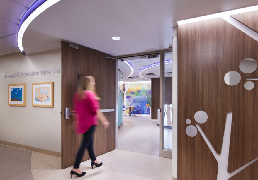 明尼苏达州 St· Paul 儿童医院 NICU 的魔法森林设计丨美国丨HDR-6