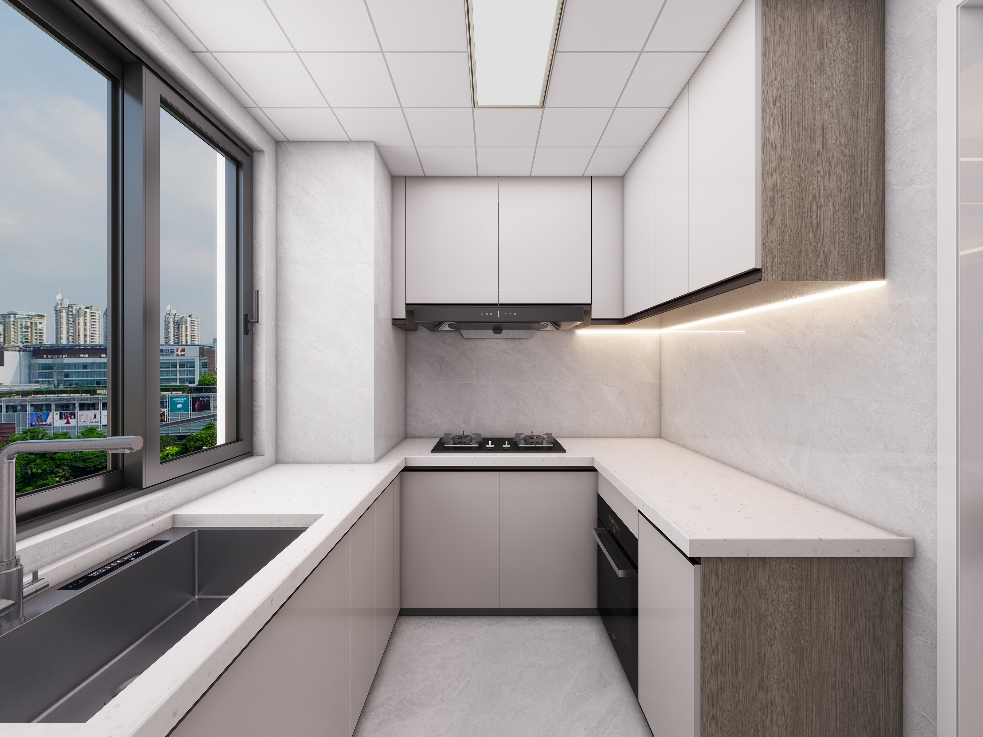 四川成都世家东部时空（93平方现代简约三居室）-40