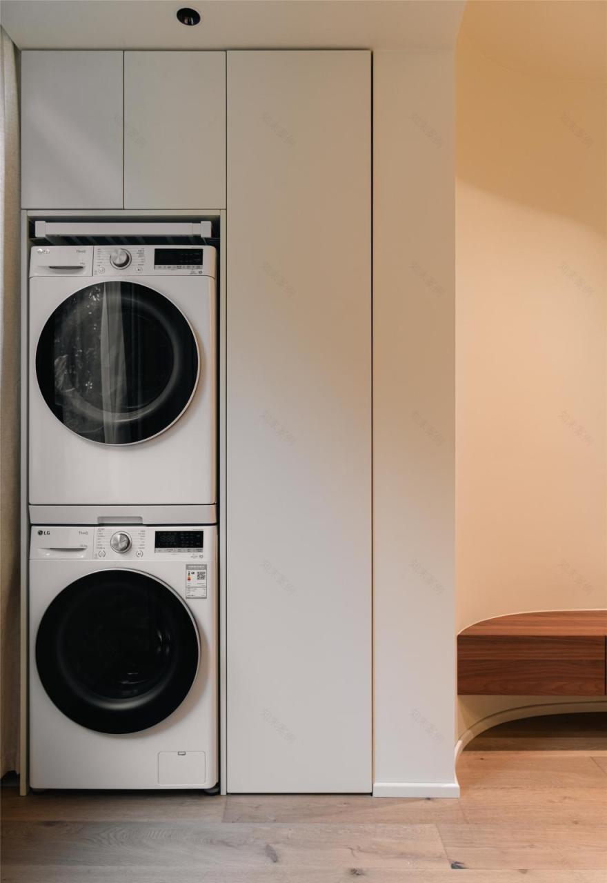 62㎡法式复古风二居室设计-38