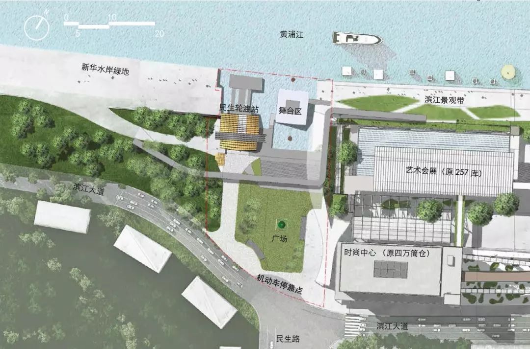 民生轮渡站 | 重构城市肌理的滨水交通枢纽-86