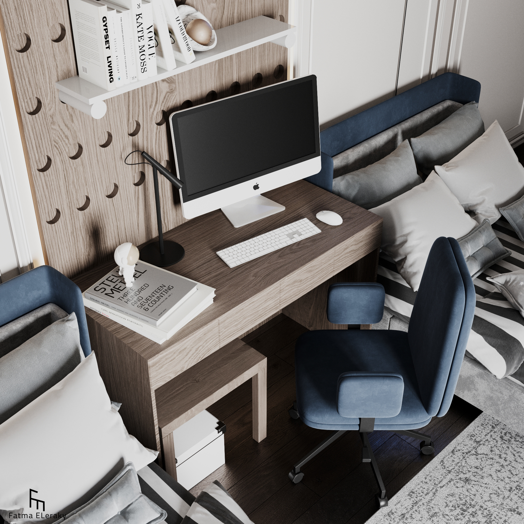 男孩卧室设计-6