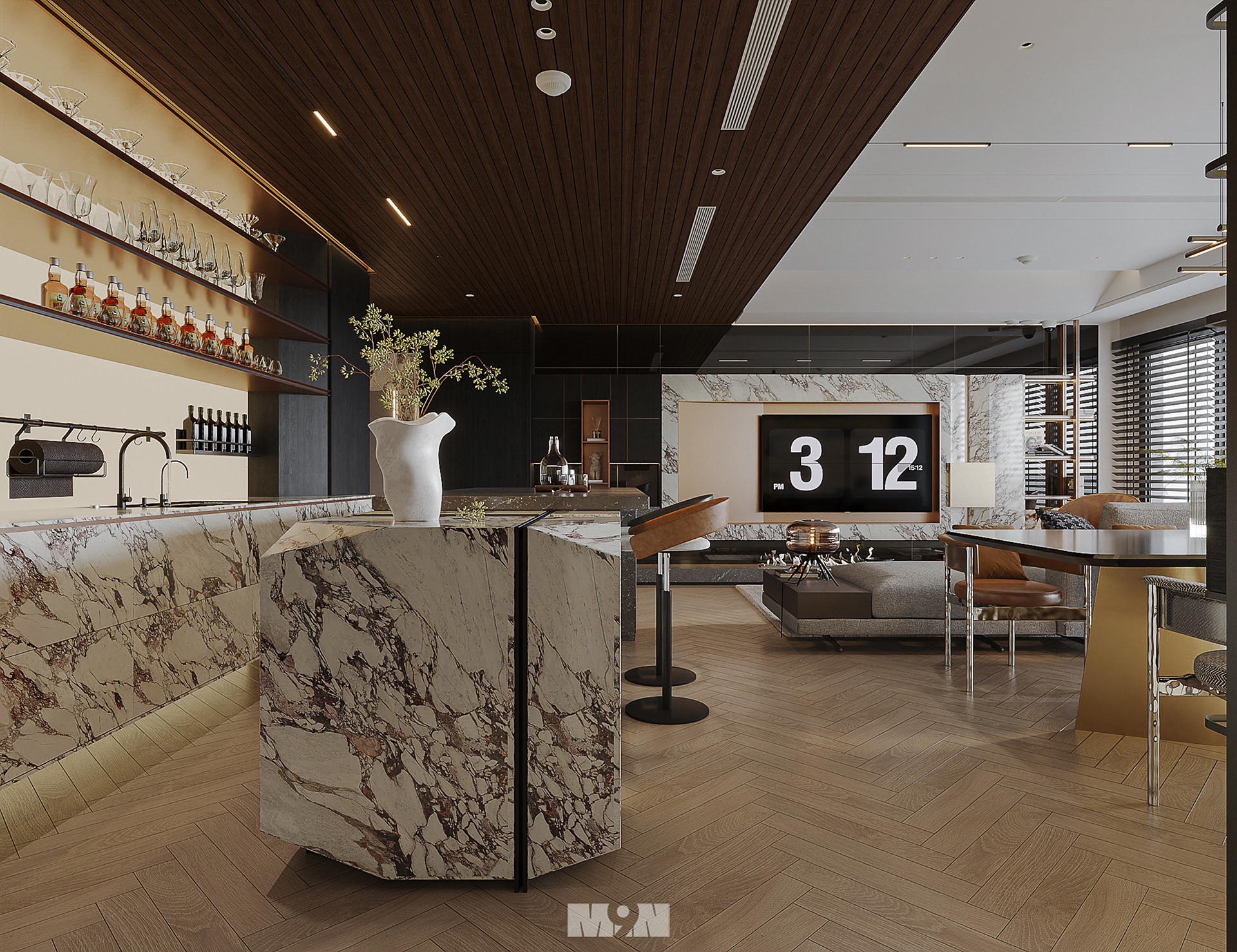 3dsMax Vip Livingroom Scene By Min-Concept 34-21