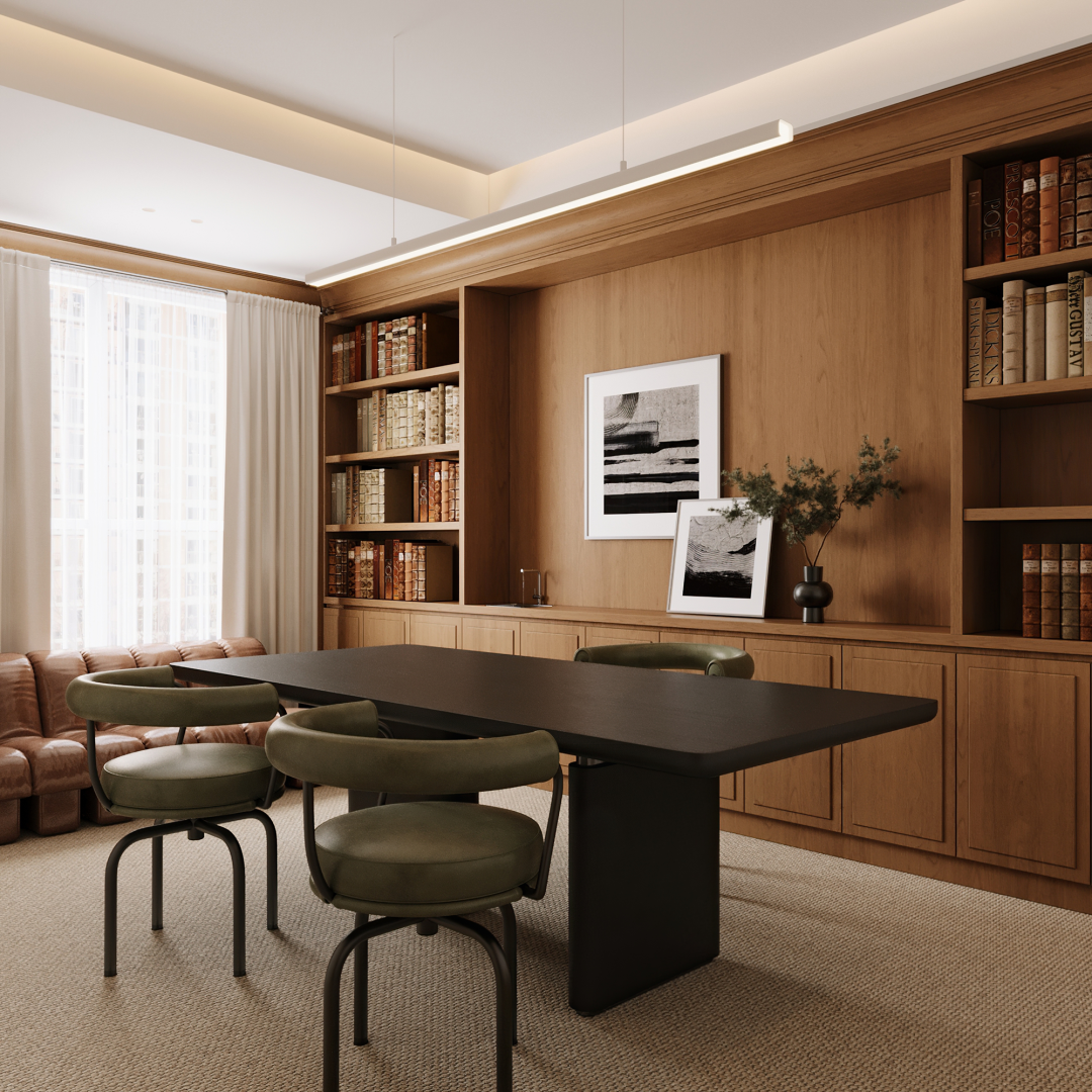 OFFICE|复古摩登以经典定义美学办公空间-80