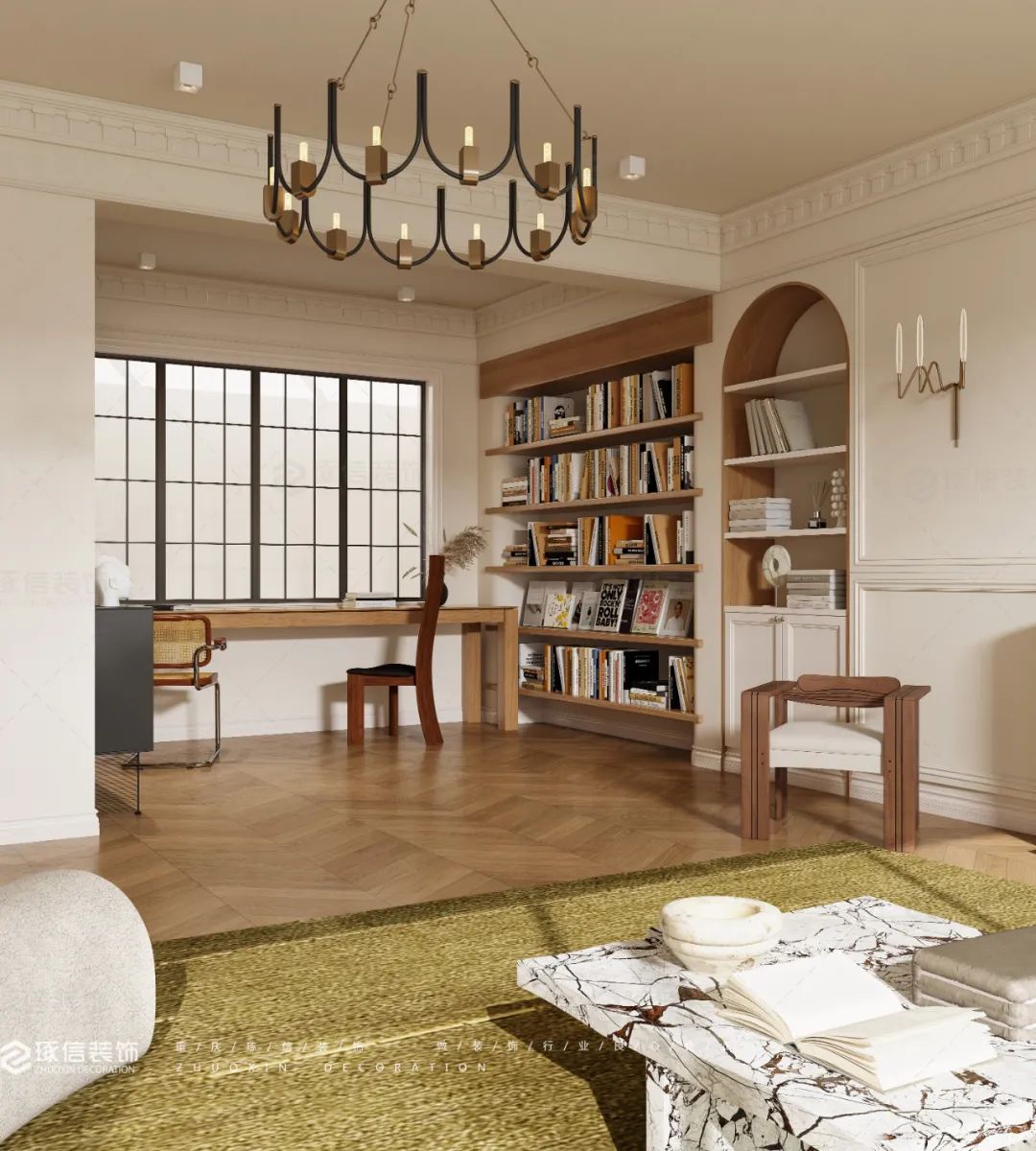 康桥融府法式优雅设计丨中国重庆丨琢信装饰-11