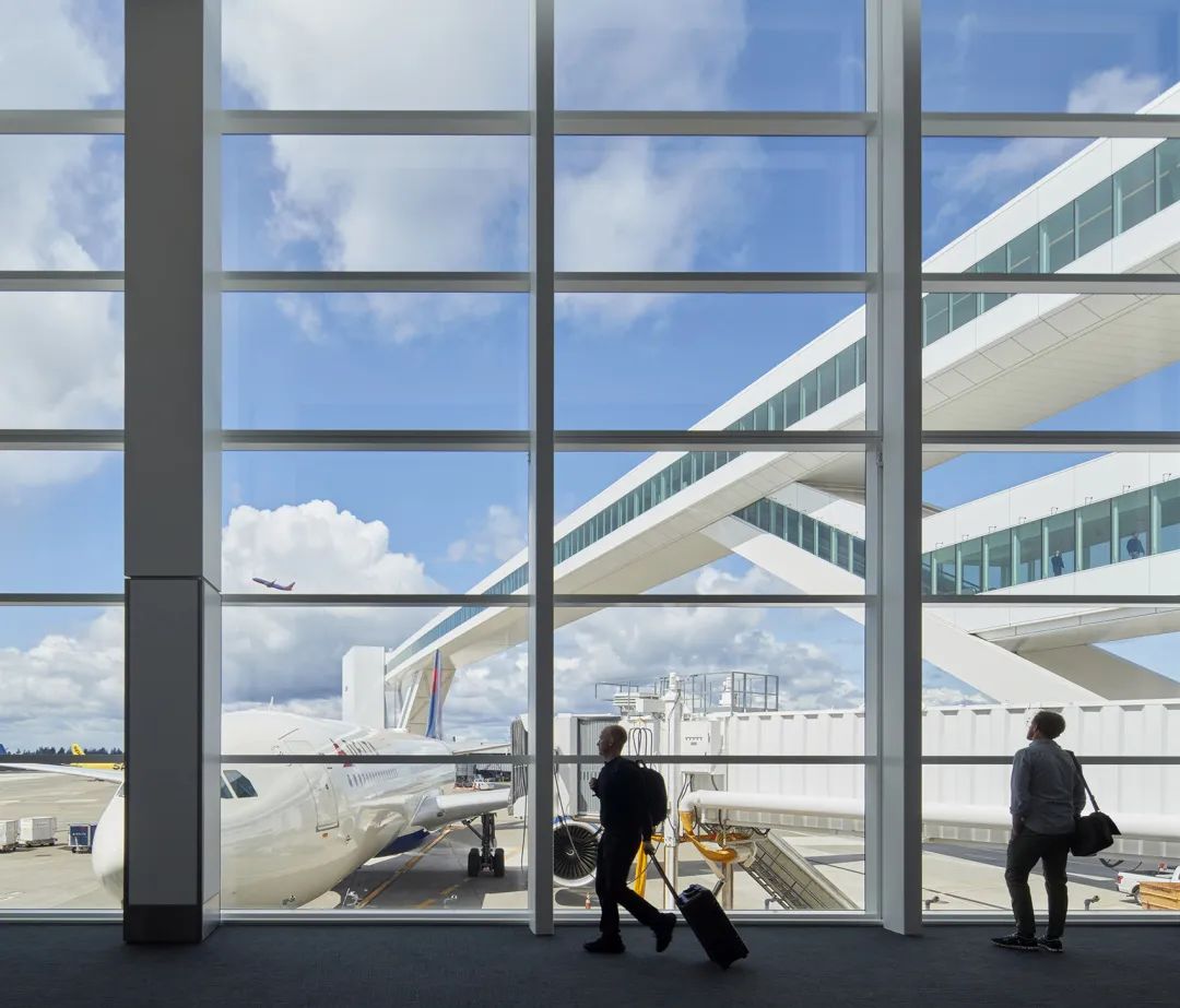 西雅图塔科马国际机场国际到达设施(IAF)丨美国西雅图丨SOM建筑事务所-22