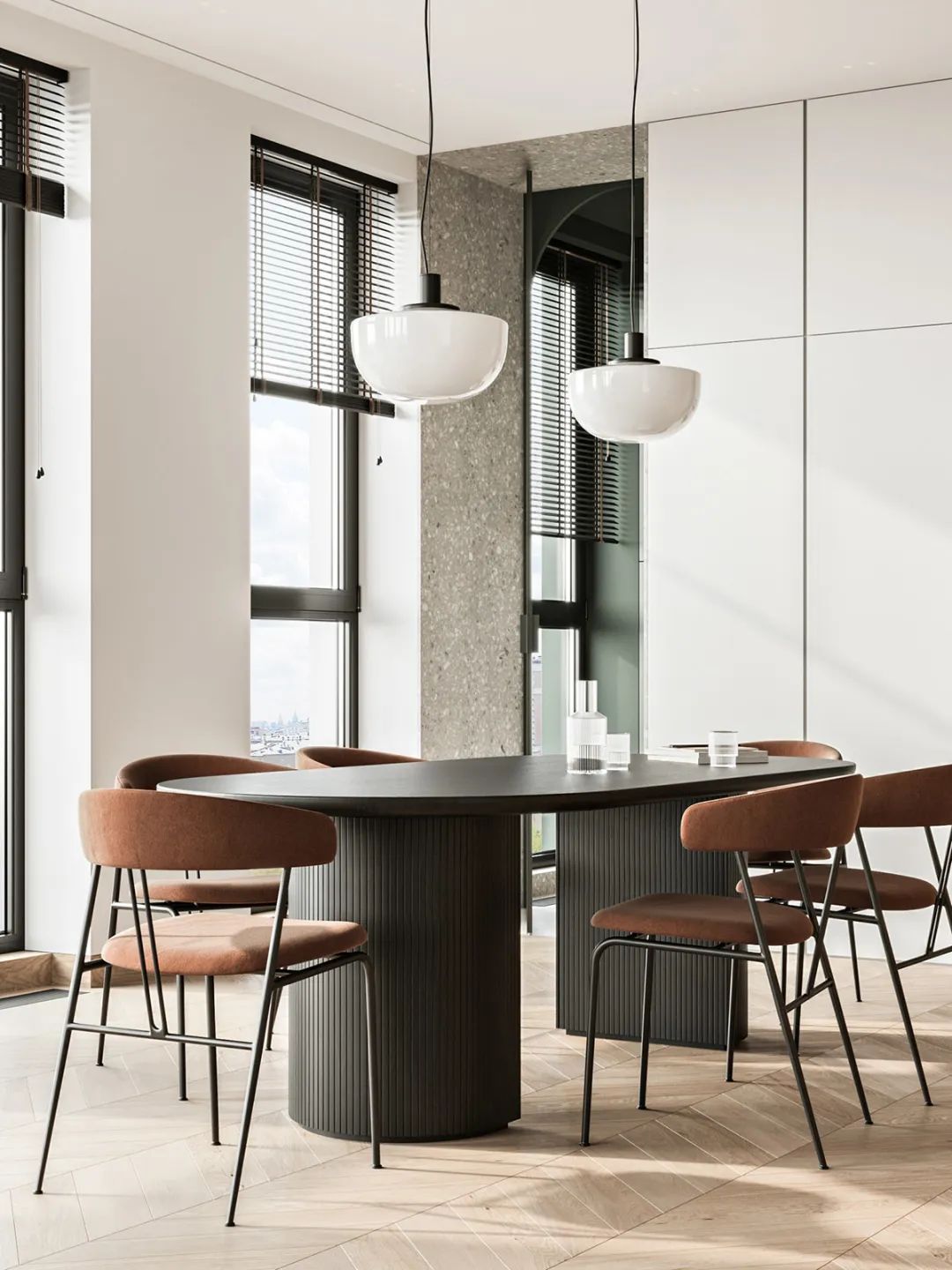 莫斯科 160㎡两套合一的优雅大空间丨俄罗斯莫斯科丨Bureau Slovo-11