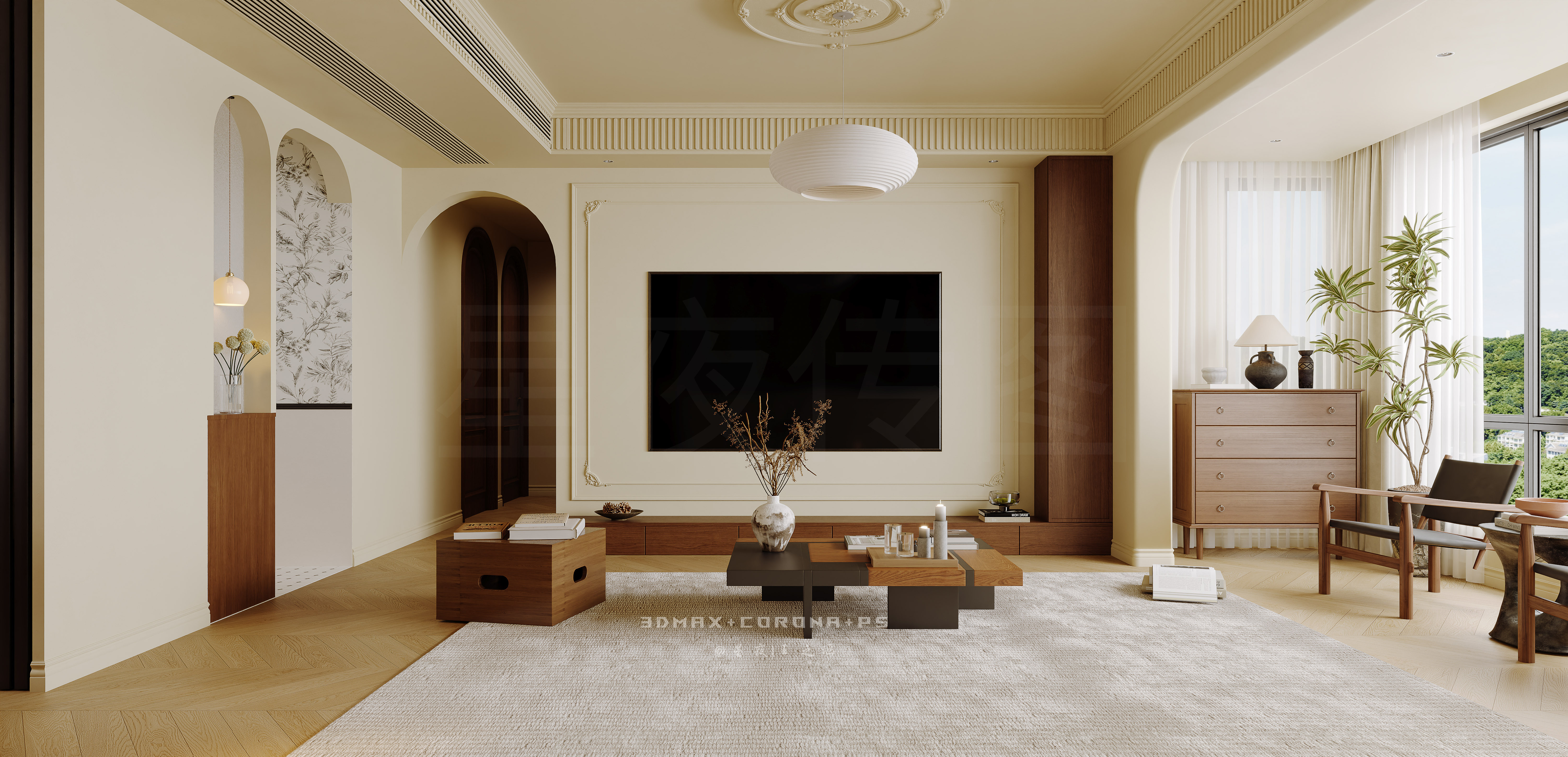 艺术与生活的碰撞：中古风装修-1