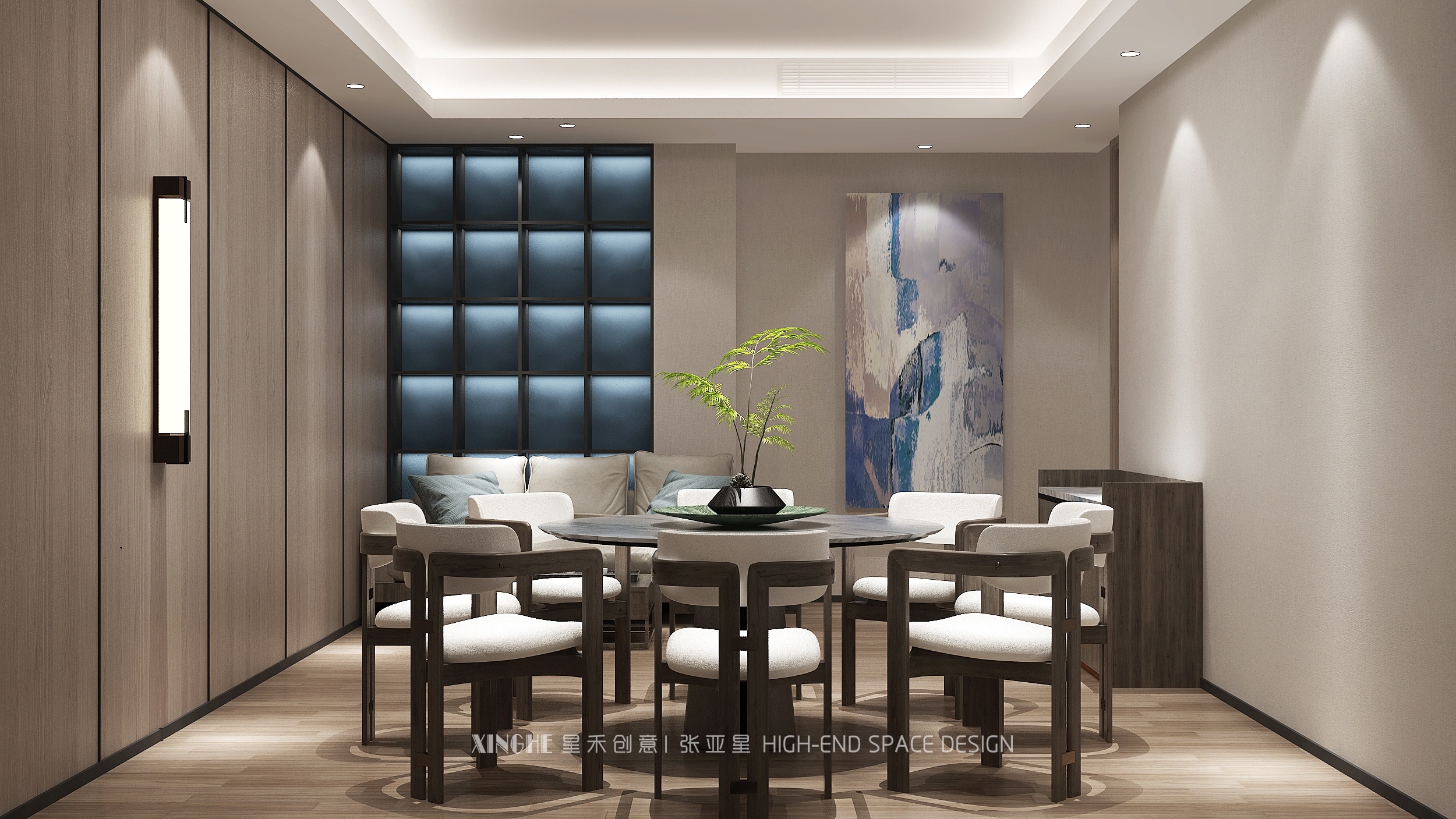 海盛码头餐饮会所丨中国淄博丨星禾创意空间设计-13