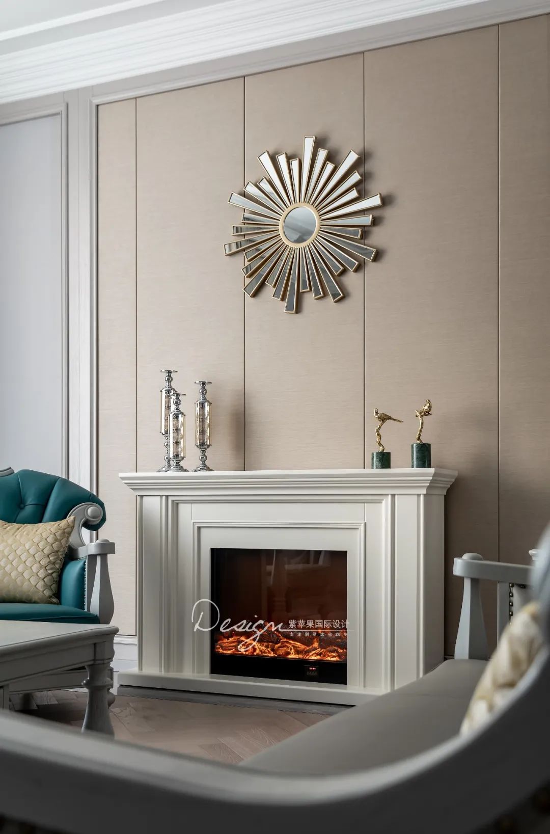 向阳苑 350㎡混搭美式风家居丨紫苹果装饰集团-33