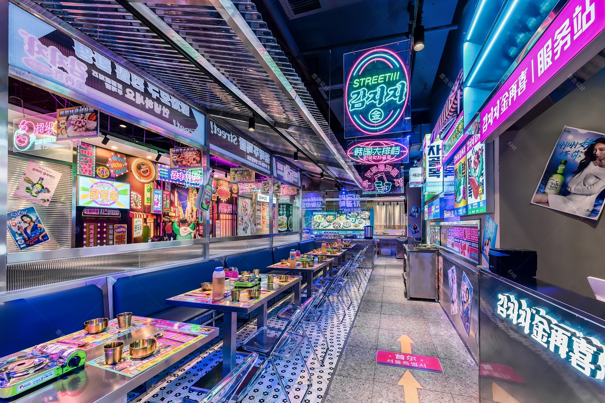 金再喜·韩国大排档丨意合设计-17