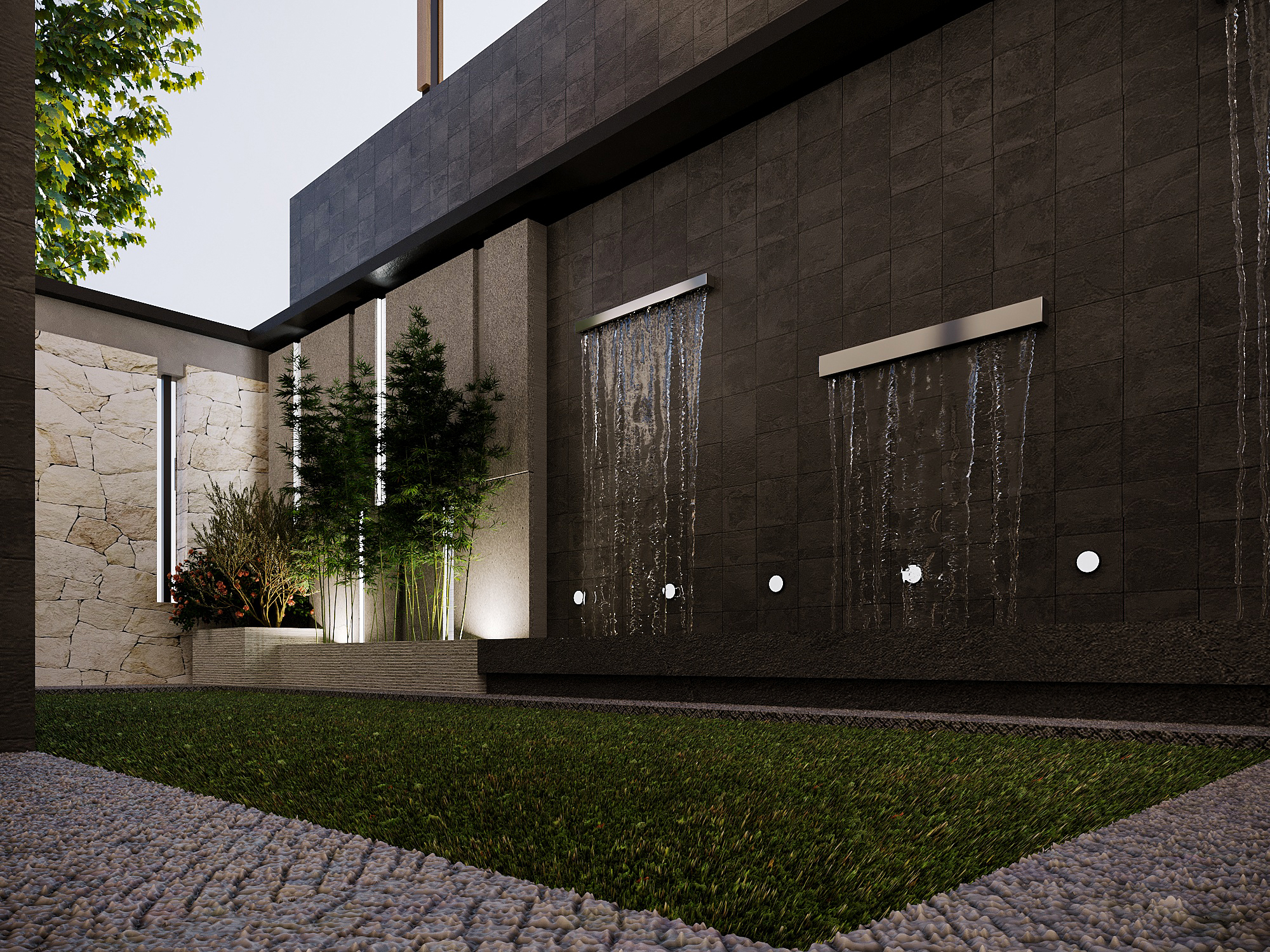 Residential house facade design-3