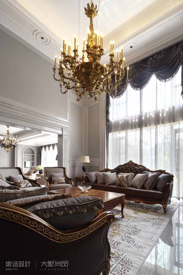 轻奢法式别墅设计丨中国德阳丨樂活設計-22