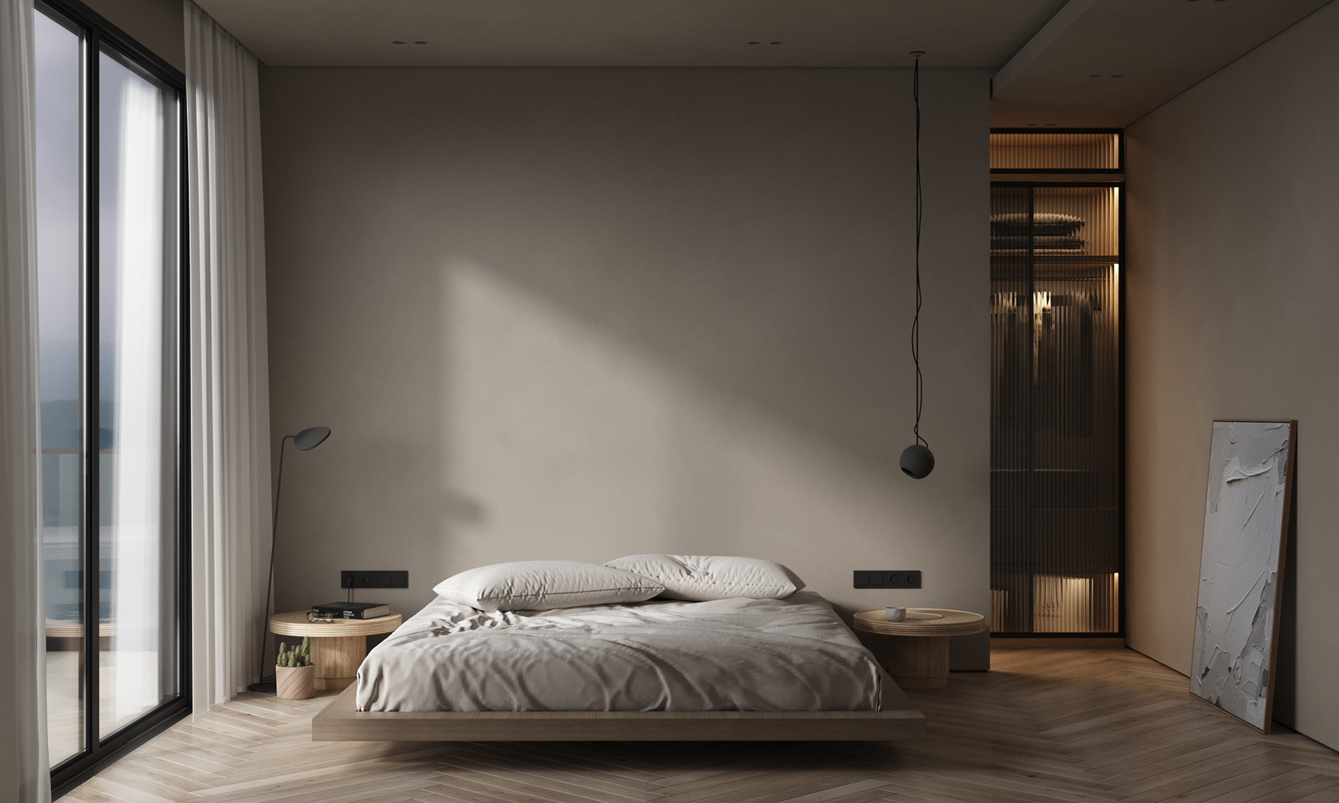 中性色系公寓设计 超有设计感-18