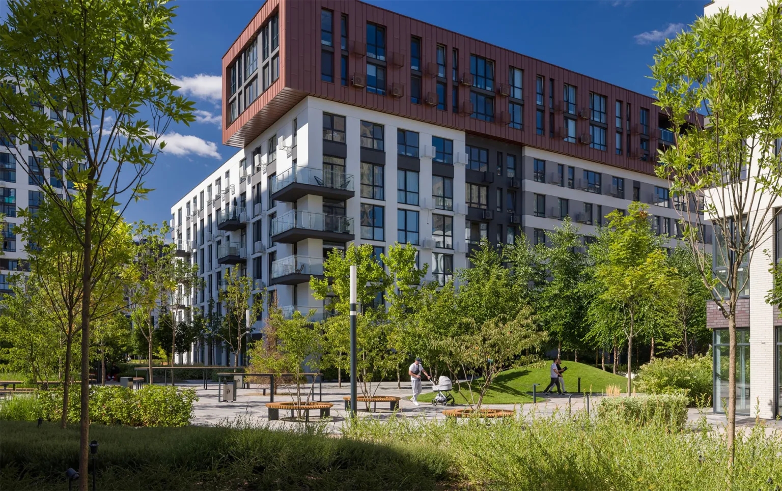 基辅 Fayna Town 住宅区景观丨乌克兰基辅-9