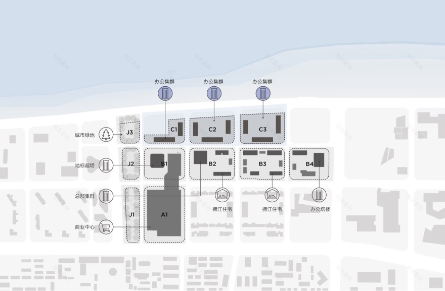 武汉长江中心C地块项目国际竞赛丨中国武汉丨line+建筑事务所-14