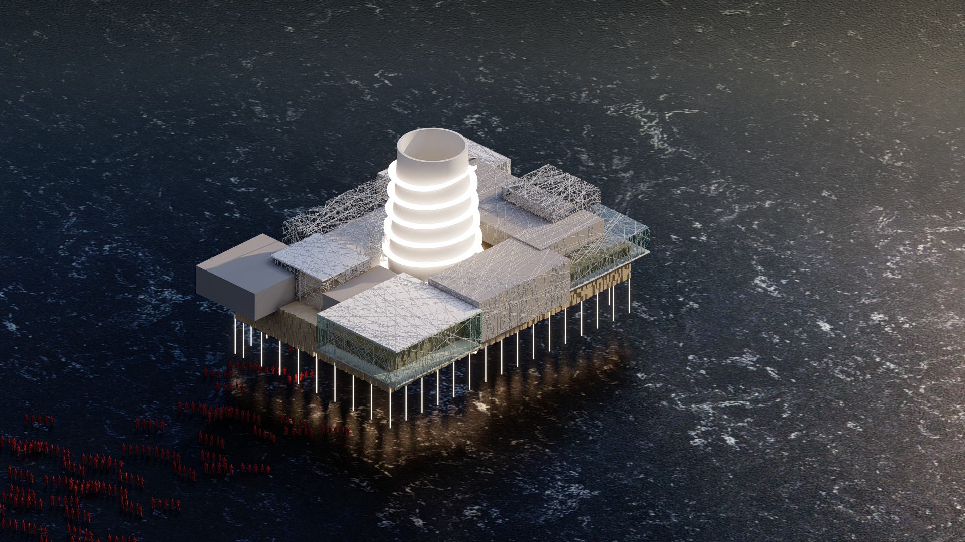 伊拉克馆  2030 年埃及世博会丨GROUP OF 4（总体规划设计）,个人（展馆设计）-17