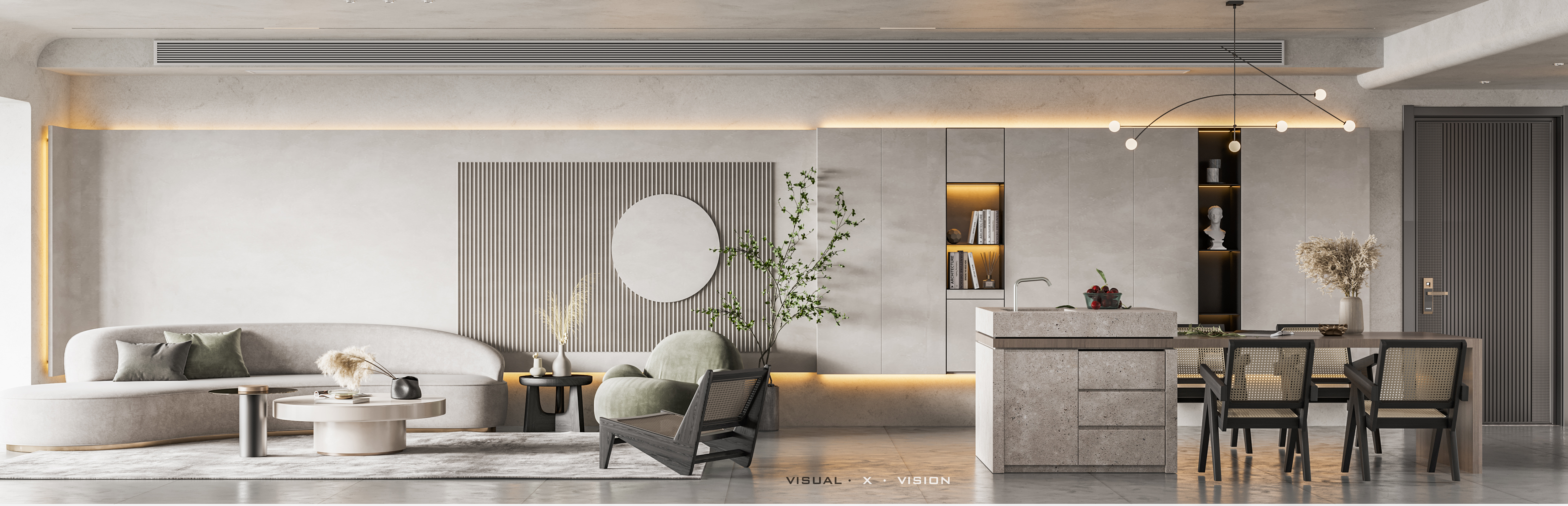 现代侘寂 | 3Dmax2018 打造极简空间-14