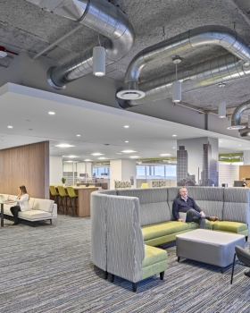 Huntington National Bank Offices - Detroit | 后疫情时代的多功能办公空间设计