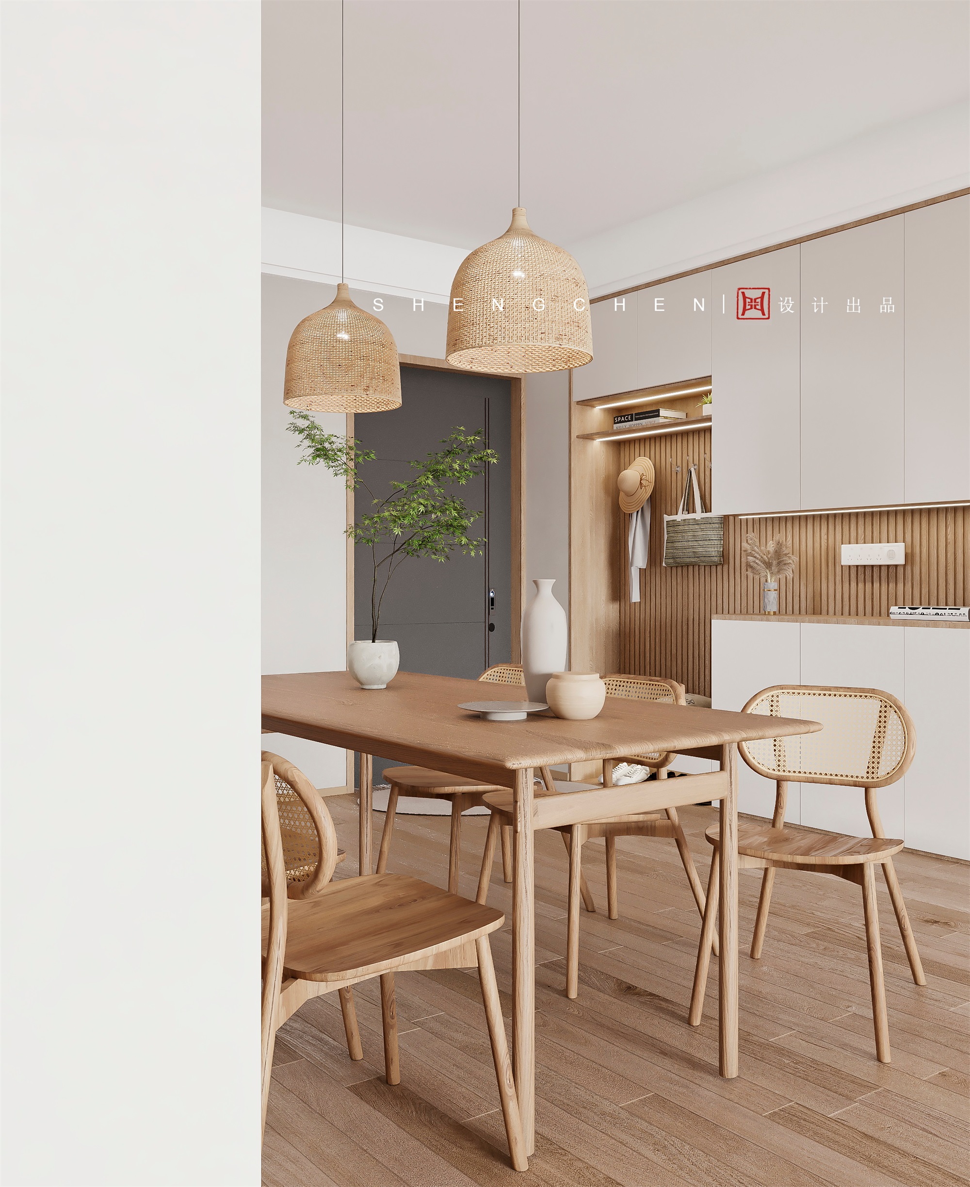 日式平层简约主义设计典范丨盛宸设计-5