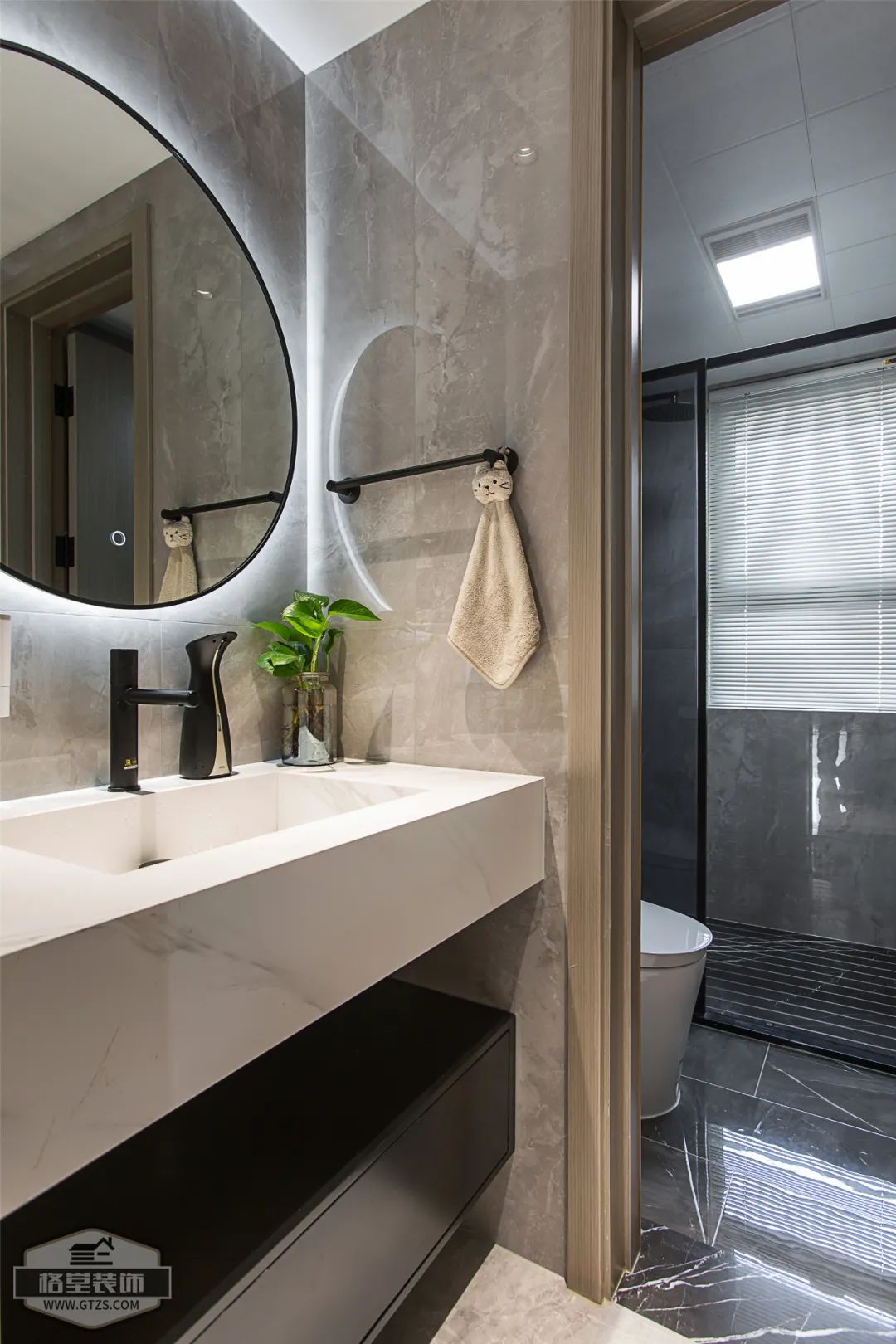 现代风格金河湾 161㎡家居设计丨格堂装饰-45