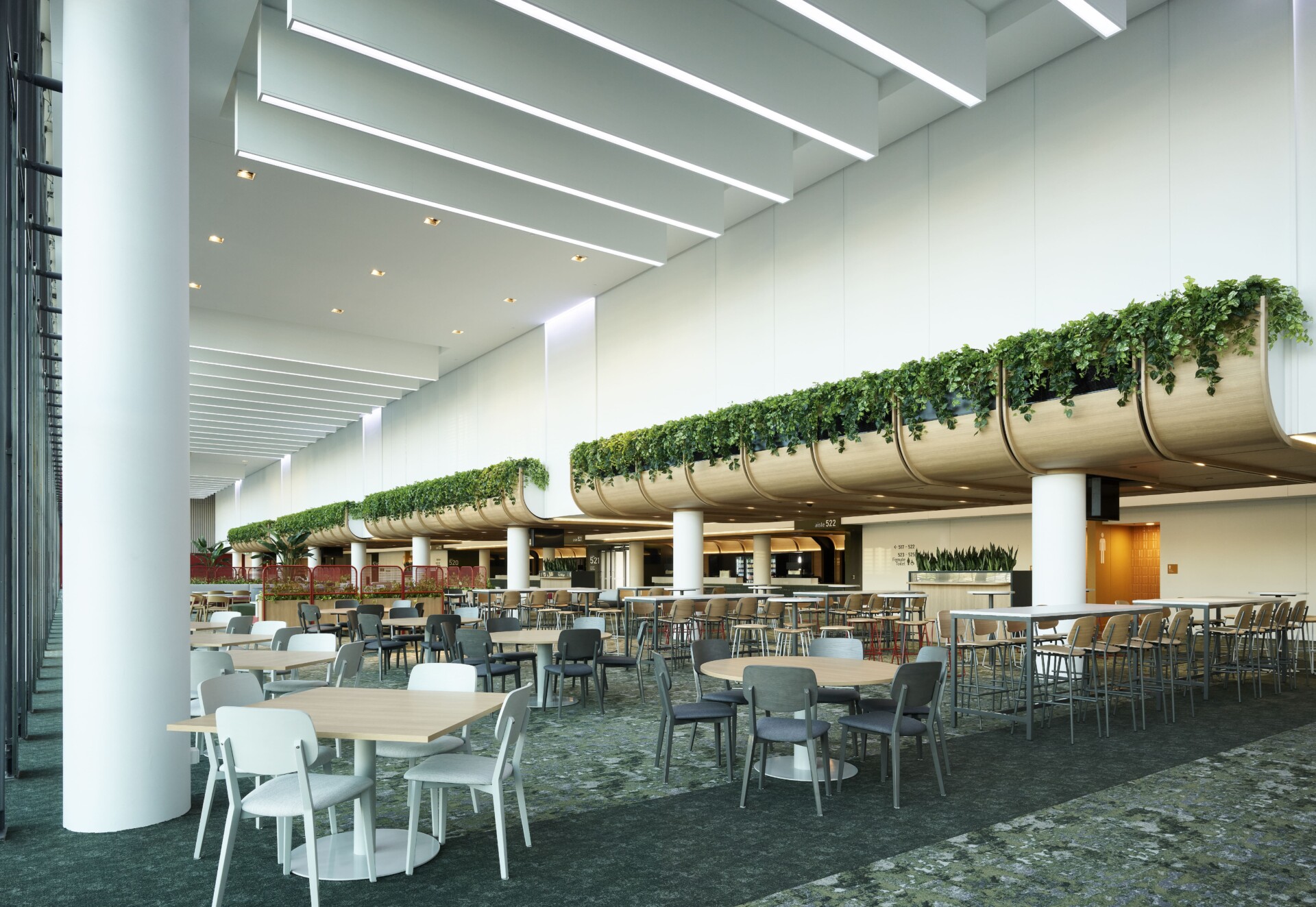 Queensland’s Suncorp Stadium hospitality spaces get a vibrant - and sustainable - update. | IndesignLive-10