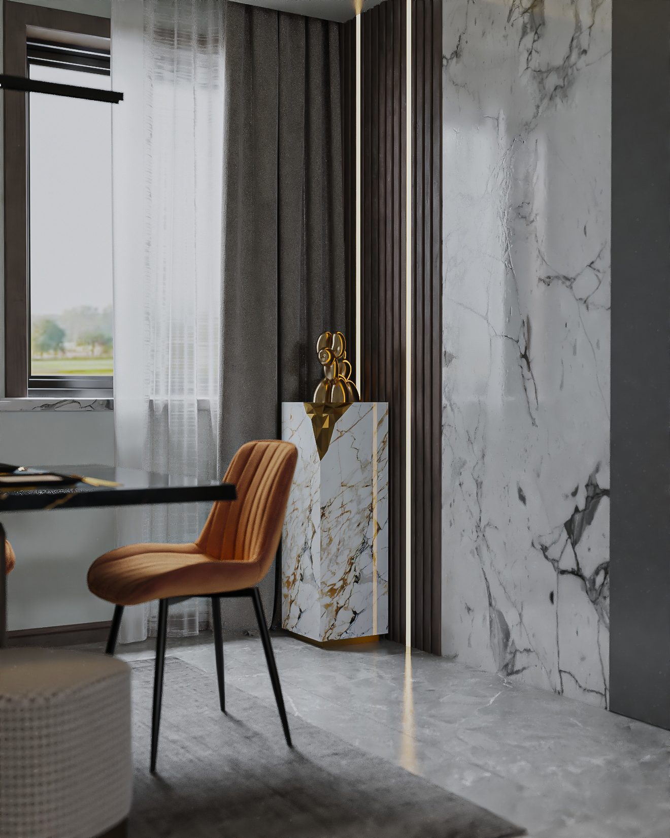 东方星座三居室设计丨小二不吃鱼-5