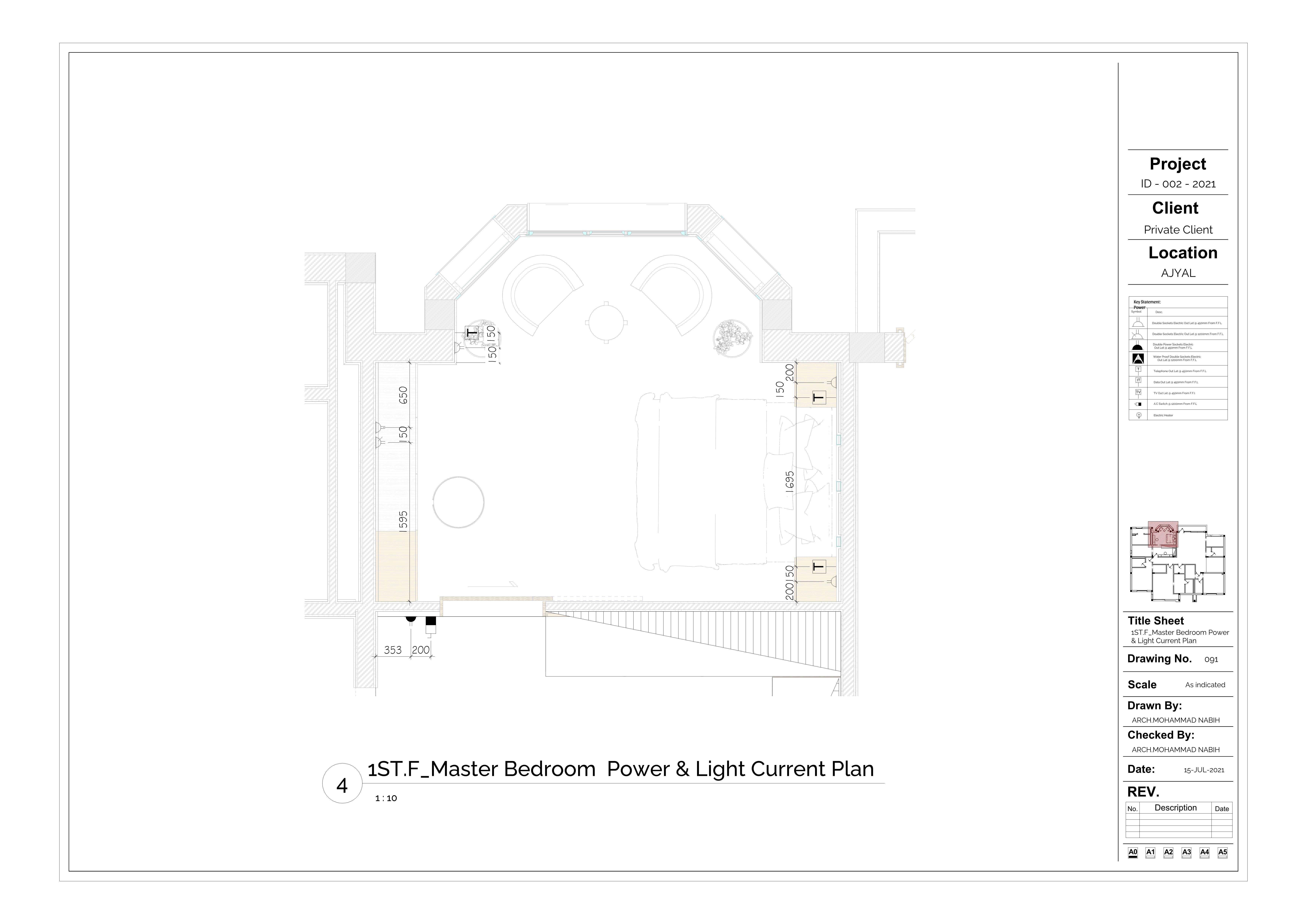 Khalifa Villa-Master Bedroom-6