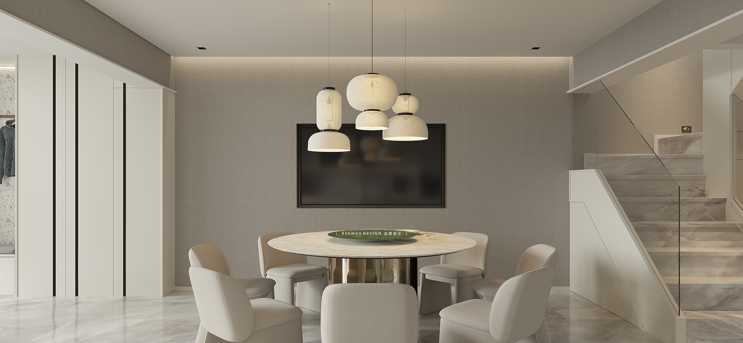 现代简约别墅设计丨企屋设计-11