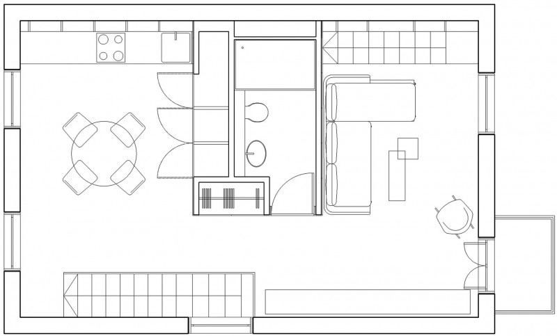 豪华别墅 现代风格伦敦50㎡斜顶阁楼设计-6