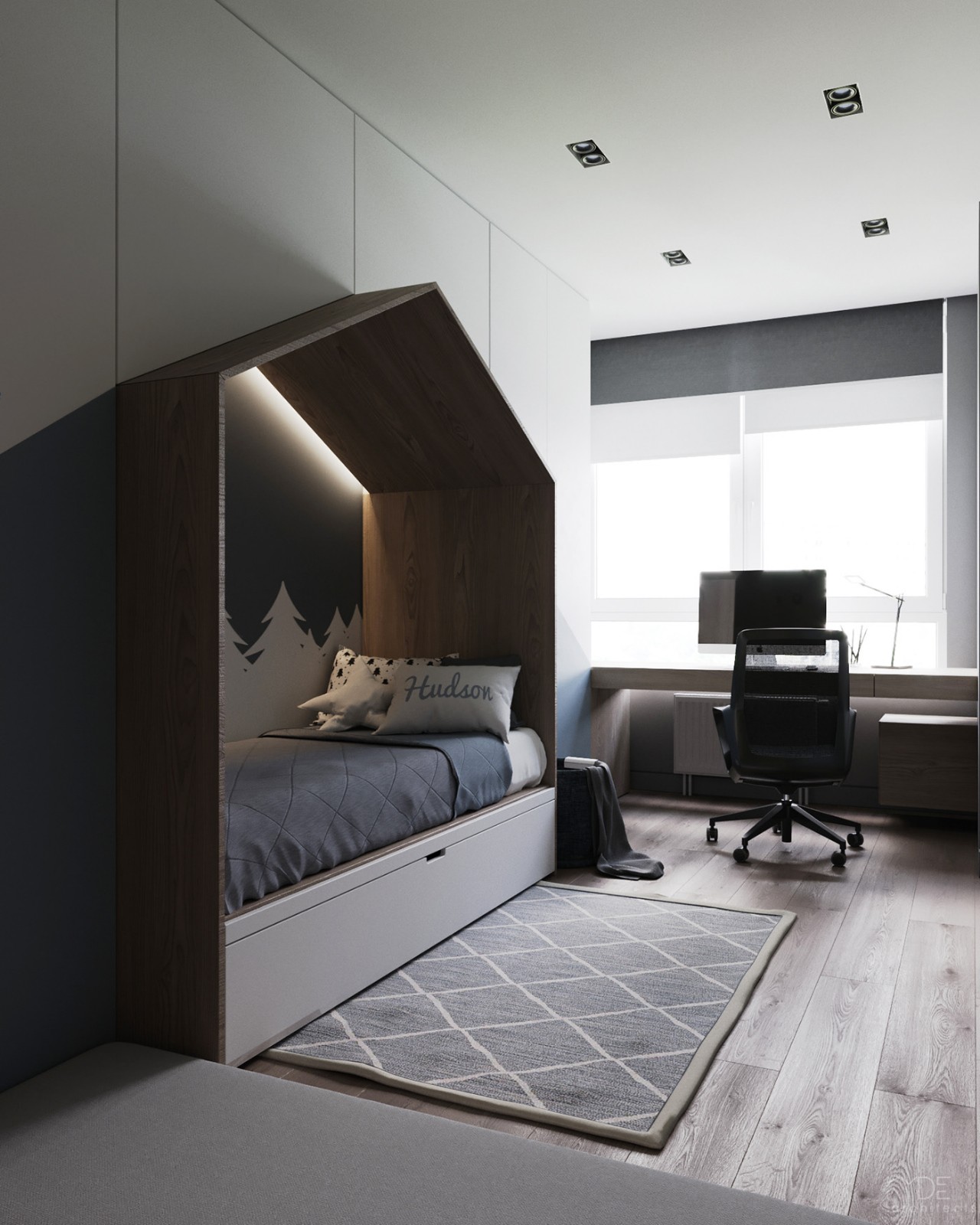 现代简约风家庭公寓  Nazar Tsimbalyuk-14