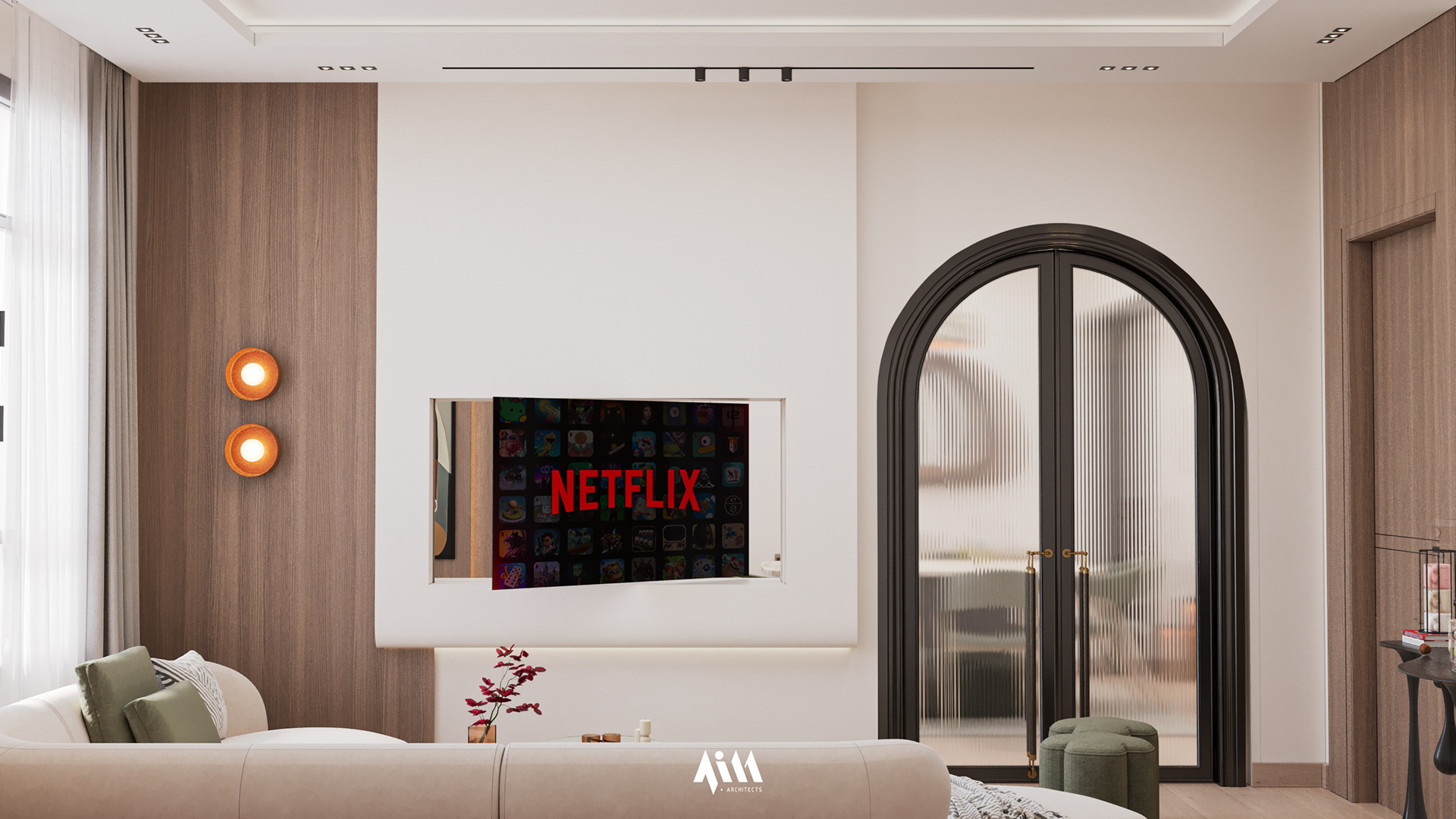 家庭客厅丨埃及丨AIM  Plus Architects-10