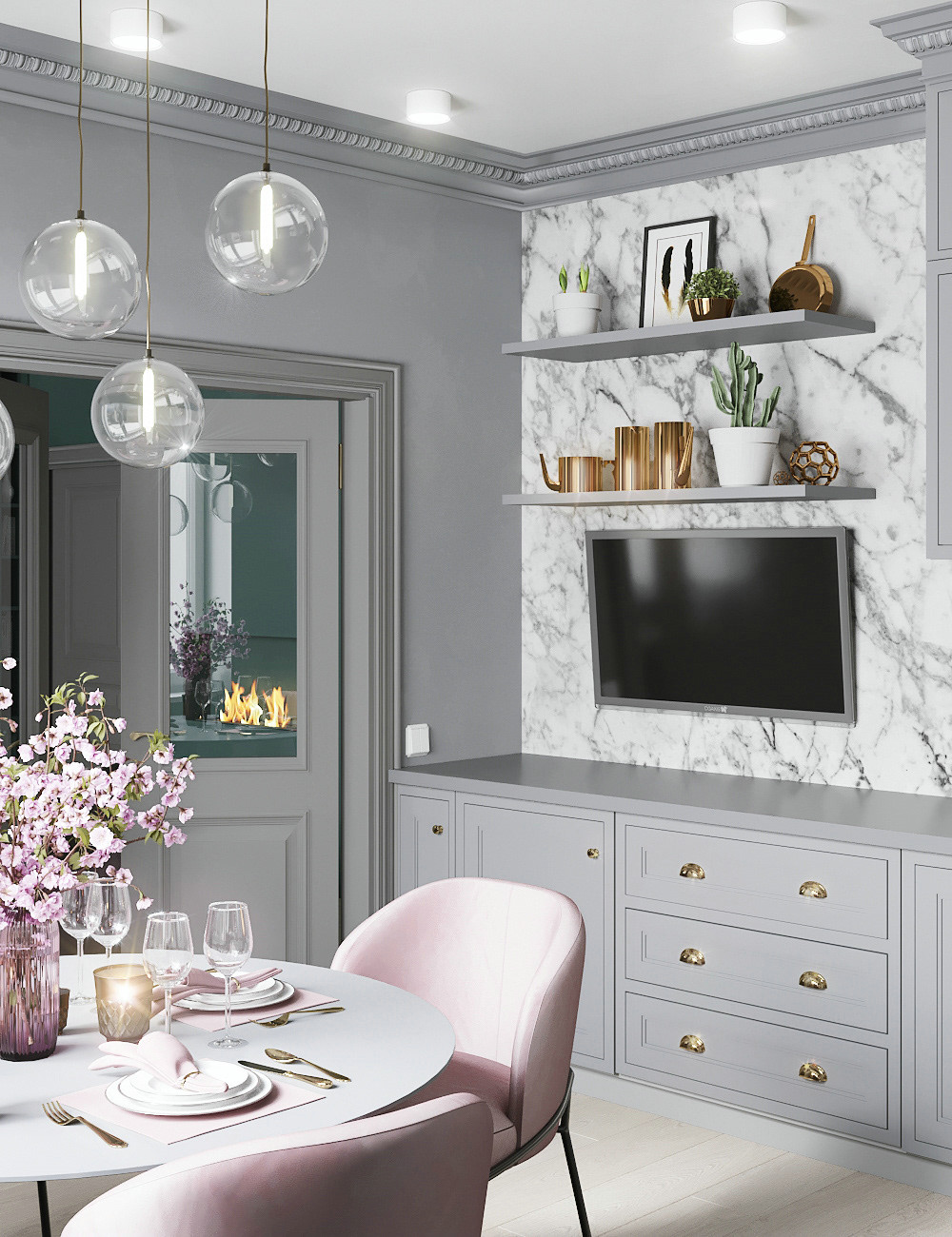 北欧小清新设计打造夏日多彩浪漫空间-2