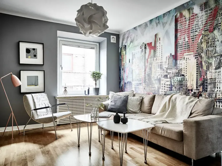 红色厨房的惊艳 Scandinavian 设计-7