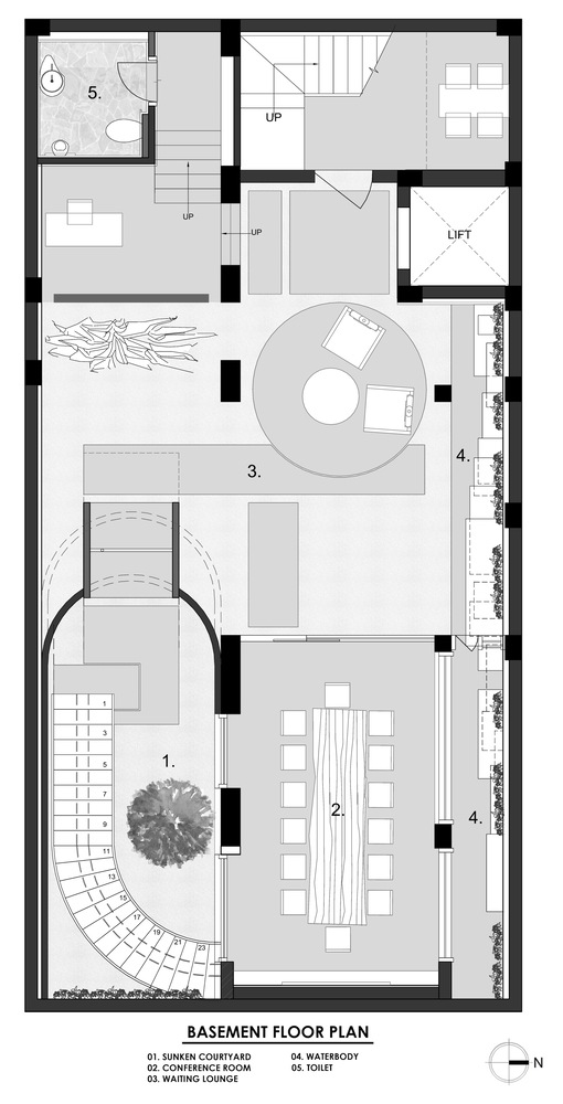 新德里创新树形建筑设计工作室丨印度新德里丨Arun Sharma-4