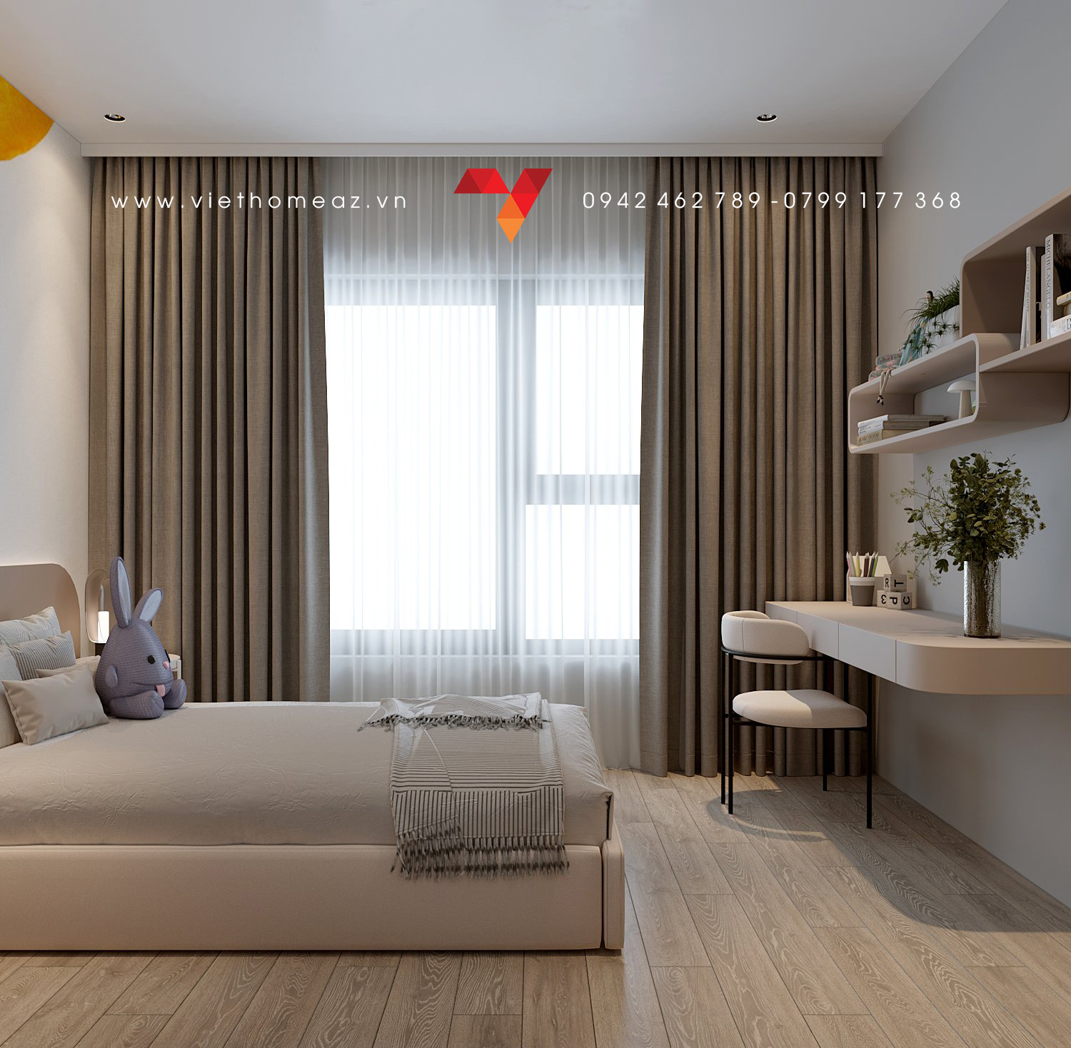 Vinhomes Smart City 室内设计项目丨越南河内丨VietHome-19