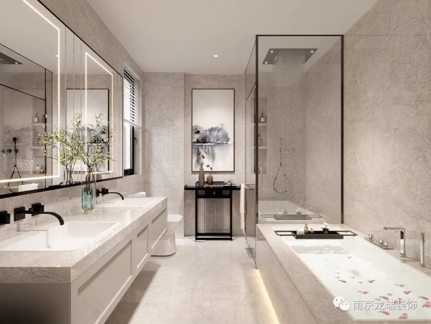 长岛观澜新中式设计,宁静诗意空间-95