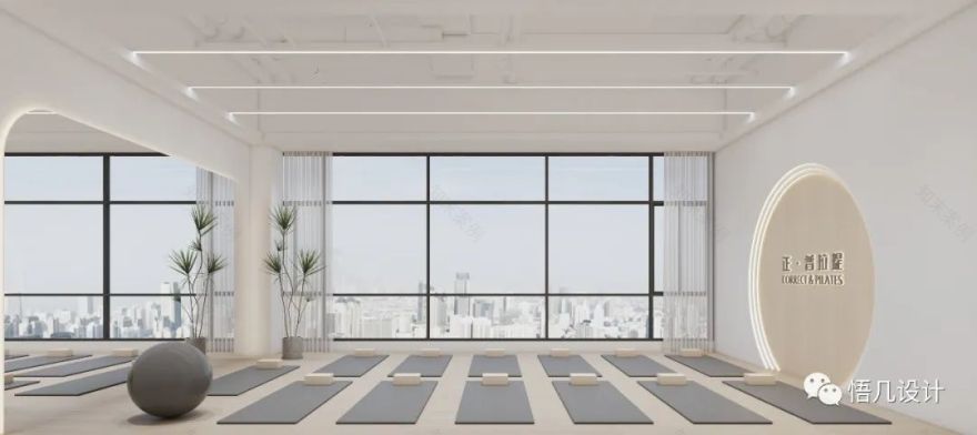 奶油系运动空间 · 温柔治愈的普拉提场馆设计丨中国深圳丨悟几设计-23