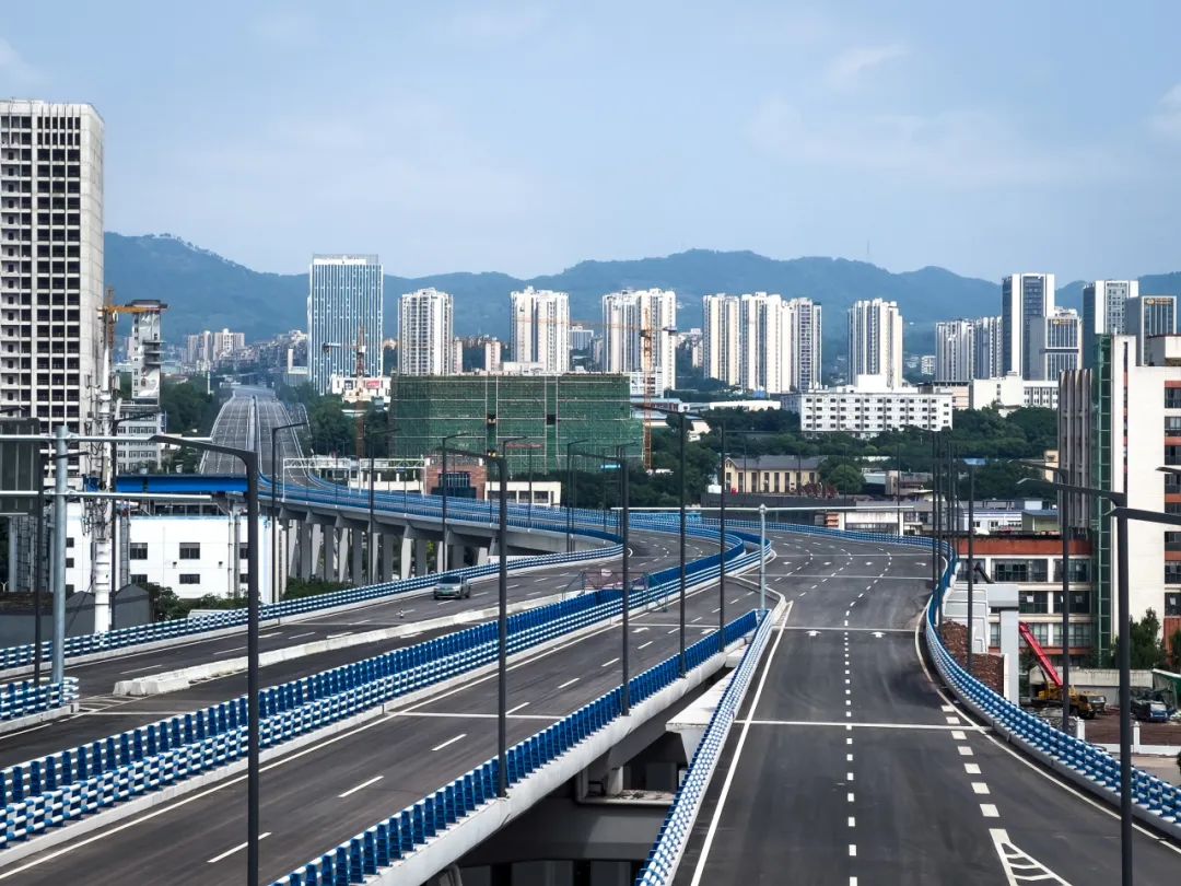 重庆东站重要枢纽配套——茶惠大道一标段同步投用！-7