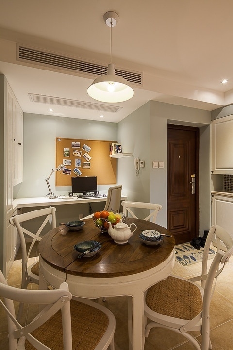 【上海实创装饰】月季园70平老房翻新温馨简约美式爱巢-14