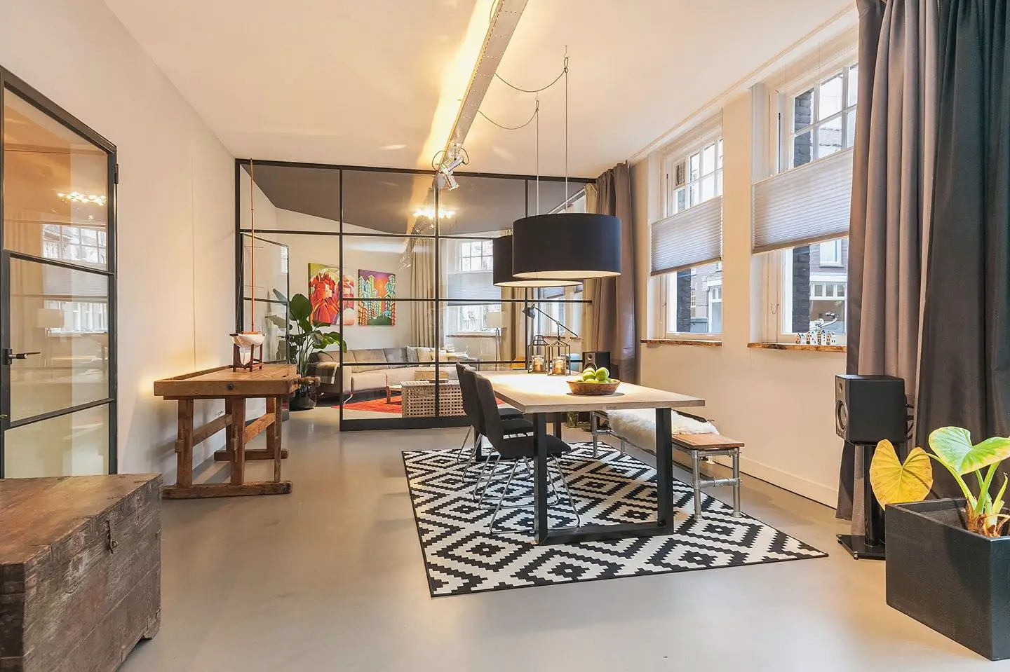 阿姆斯特丹中心区 97 平米开放式公寓设计-2