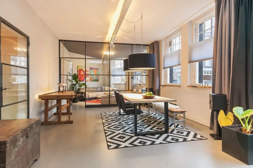 阿姆斯特丹中心区 97 平米开放式公寓设计-2